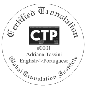 Certified Translation